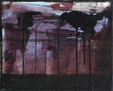 hule sur toile 19 X 24 cm.2007